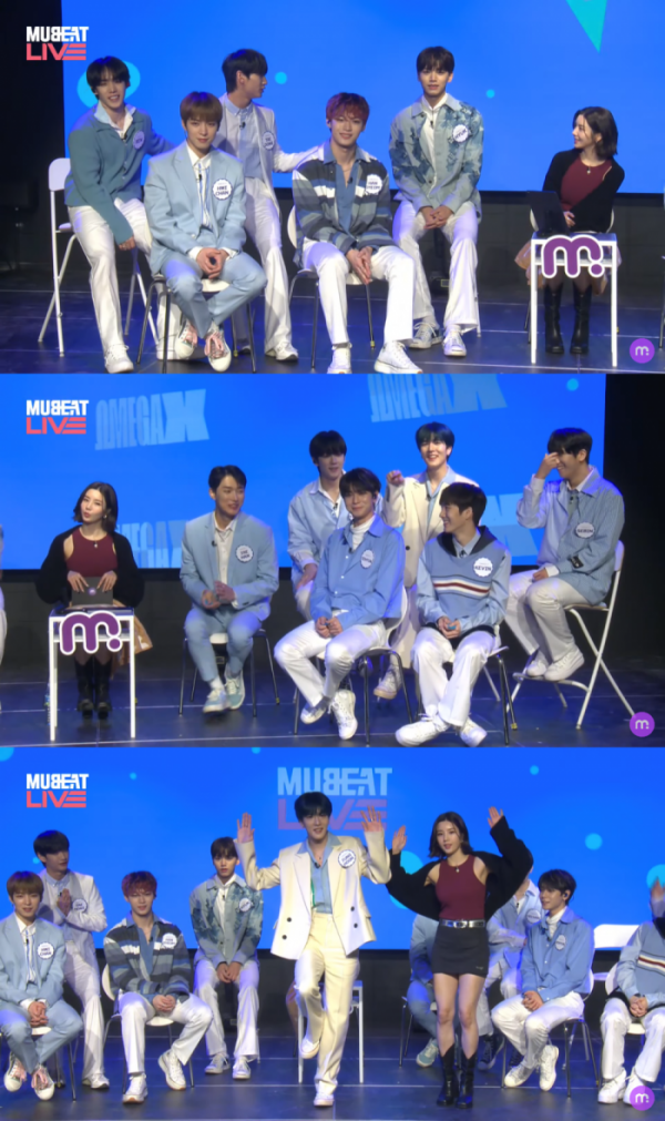 ▲오메가엑스(사진=뮤빗 라이브)
