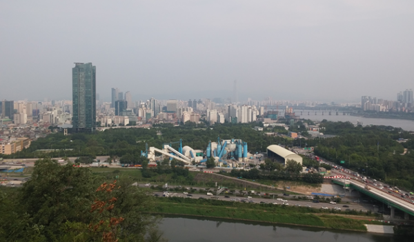 ▲서울 성동구 성수동 삼표레미콘 공장 부지 전경.  (자료제공=서울시)