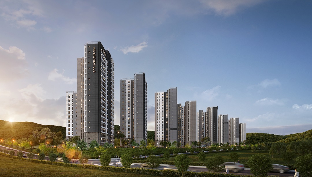 ▲‘용인 경남아너스빌 디센트’ 투시도. (자료제공=SM그룹)