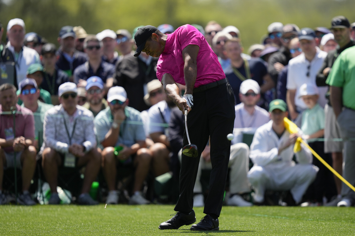 ▲복귀전을 치른 타이거 우즈 (AP/연합뉴스)
