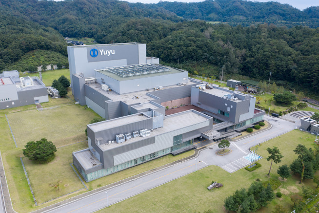 ▲유유제약 제천공장