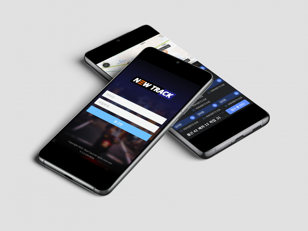 ▲뉴트랙 라이더 모바일앱 작동 화면 이미지. (사진제공=더가치플래닛)