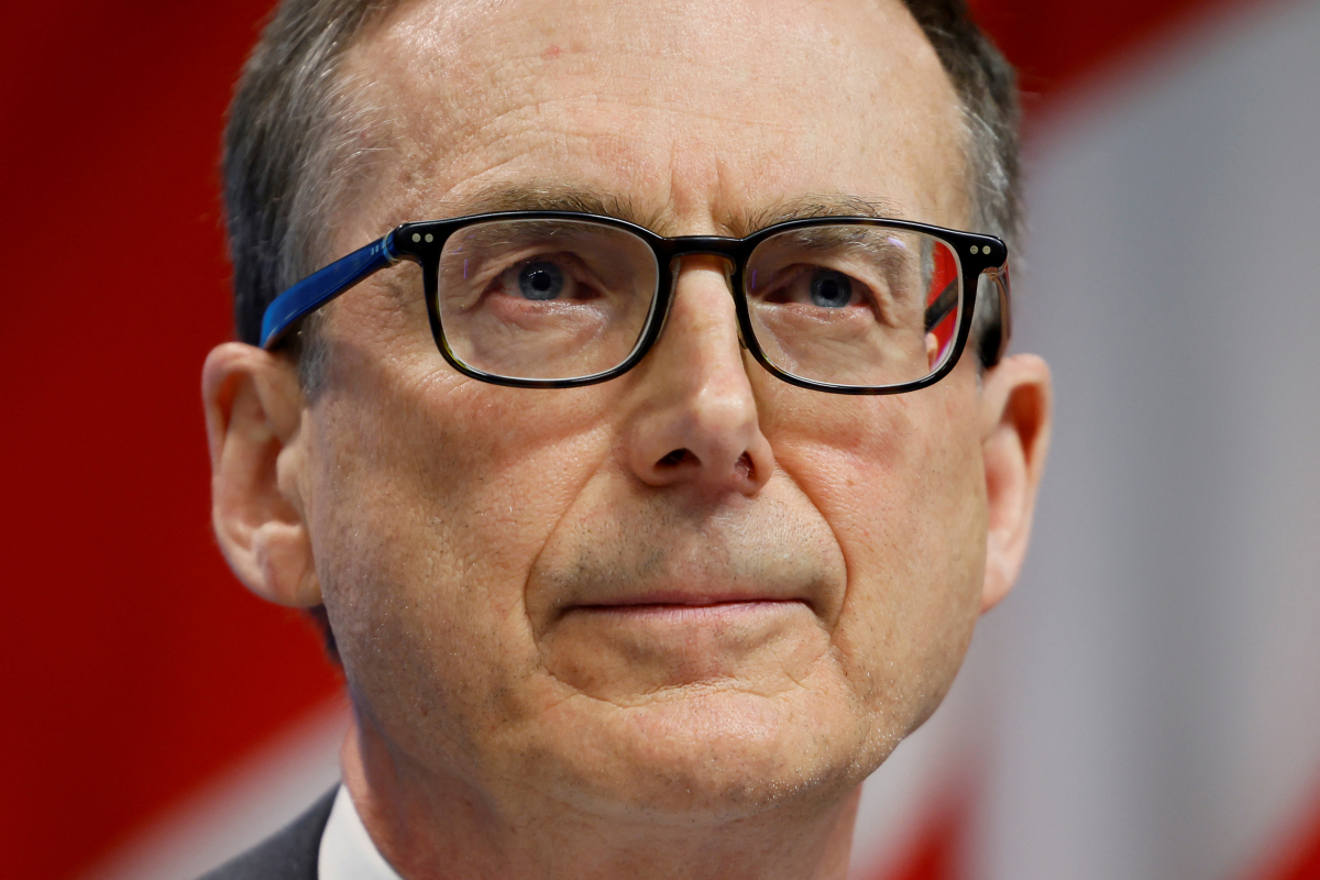 ▲티프 맥클렘 캐나다중앙은행(BOC) 총재가 13일(현지시간) 온타리오주 오타와에서 열린 기자회견에 참석하고 있다. 오타와/로이터연합뉴스