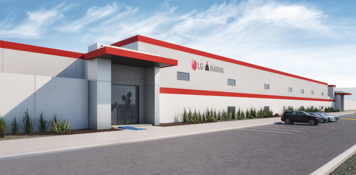 ▲멕시코 라모스 아리즈페 소재 'LG마그나 이파워트레인 생산공장' 조감도 (사진제공=LG마그나)