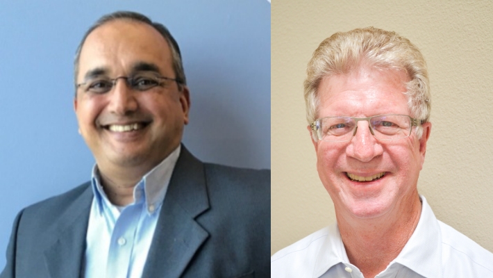 ▲비벡 세노이 알테오젠 CBO(왼쪽)과 리처드 크리거 씨젠 미국법인 CEO