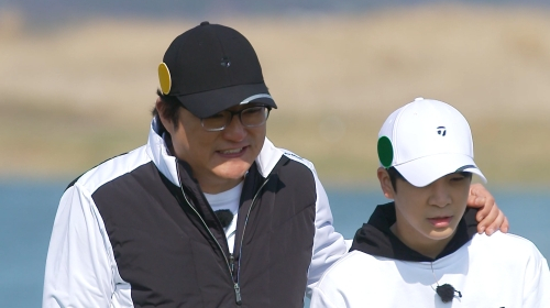 ▲'편먹고 공치리' 곽도원, 정동원(사진제공=SBS)