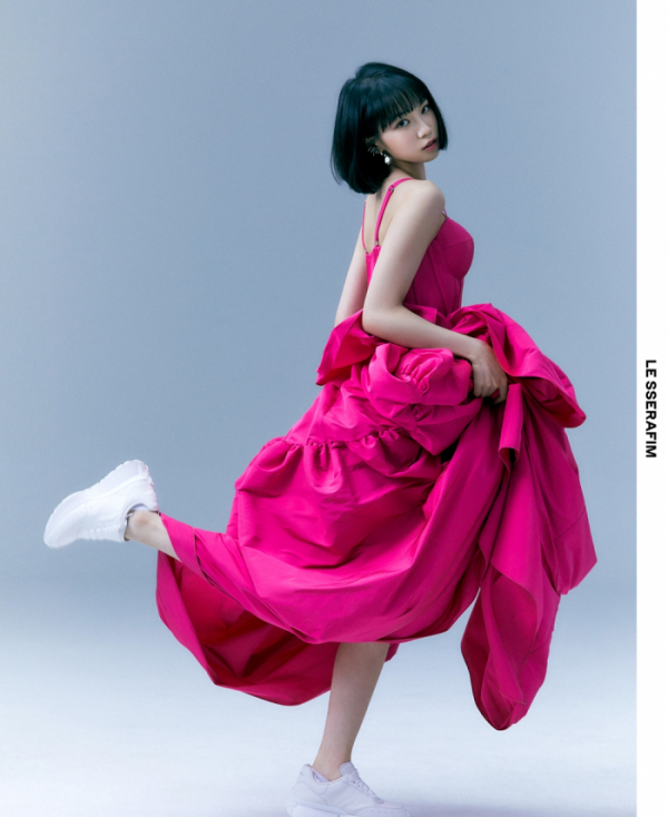 ▲르세라핌 김채원(사진제공=하이브, 쏘스뮤직)