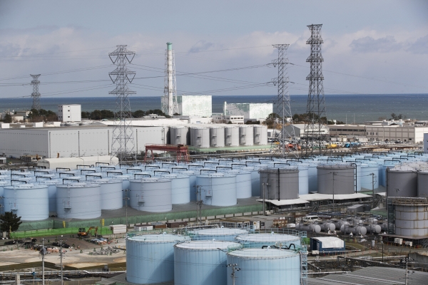 ▲일본 후쿠시마 제1 원전 5호기와 6호기가 보인다. 후쿠시마/AP뉴시스
