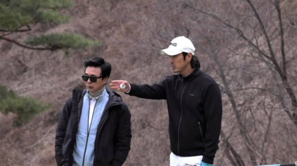 ▲'골프왕 시즌3' 새 멤버 윤태영, 김국진(사진제공 = TV CHOSUN)