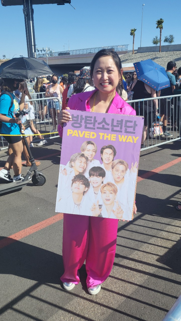 ▲캘리포니아에서 6시간 걸려 라스베이거스에 온 루피타(32)(윤준필 기자 yoon@bizenter.co.kr)