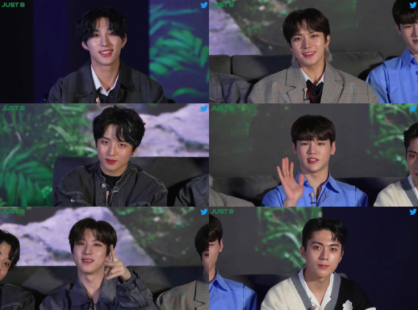 ▲JUST B(저스트비)(사진 =트위터 블루룸 캡처)