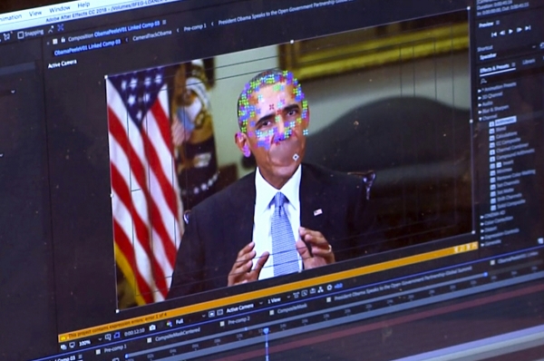 ▲버락 오바마 전 미국 대통령이 등장하는 딥페이크 영상. AP뉴시스
