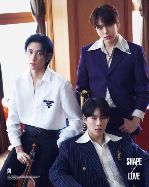 ▲몬스타엑스 민혁, 주헌, 이엠(사진제공=스타쉽엔터테인먼트)