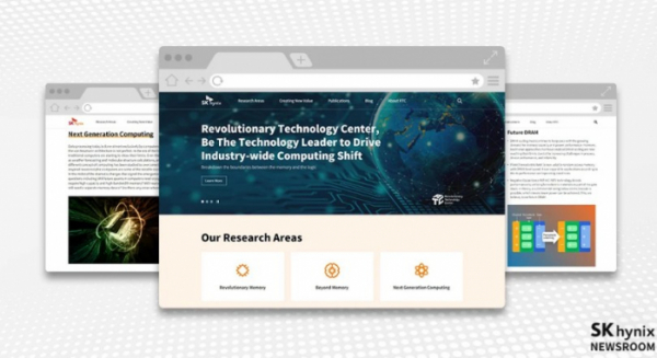 ▲SK하이닉스의 연구 성과를 공유하는 Revolutionary Technology Center(RTC) 웹사이트 (사진제공=SK하이닉스)