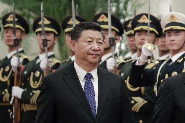 ▲시진핑 중국 국가주석이 2019년 1월 14일 사울리 니니스퇴 핀란드 대통령을 맞고 있다. 베이징/AP뉴시스
