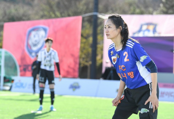 ▲'FC 불나방' 멤버 조하나(사진제공=SBS)