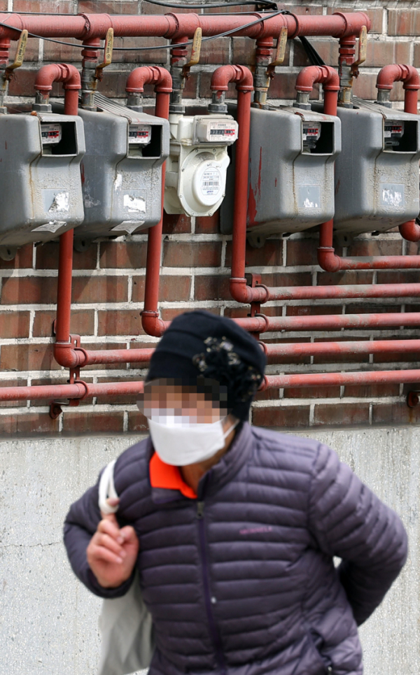 ▲지난 3월 서울 시내 주택단지에 설치된 가스계량기의 모습 (연합뉴스)