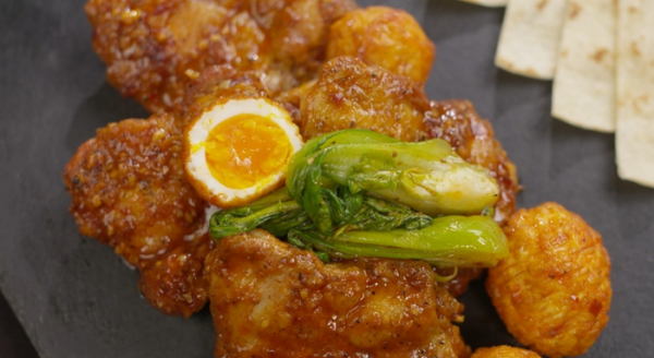 ▲'편스토랑’ 류수영 마치닭&호랑이 달걀(사진제공=KBS 2TV)