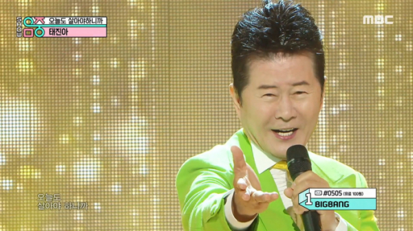 ▲'음악중심' 태진아(사진제공=MBC)