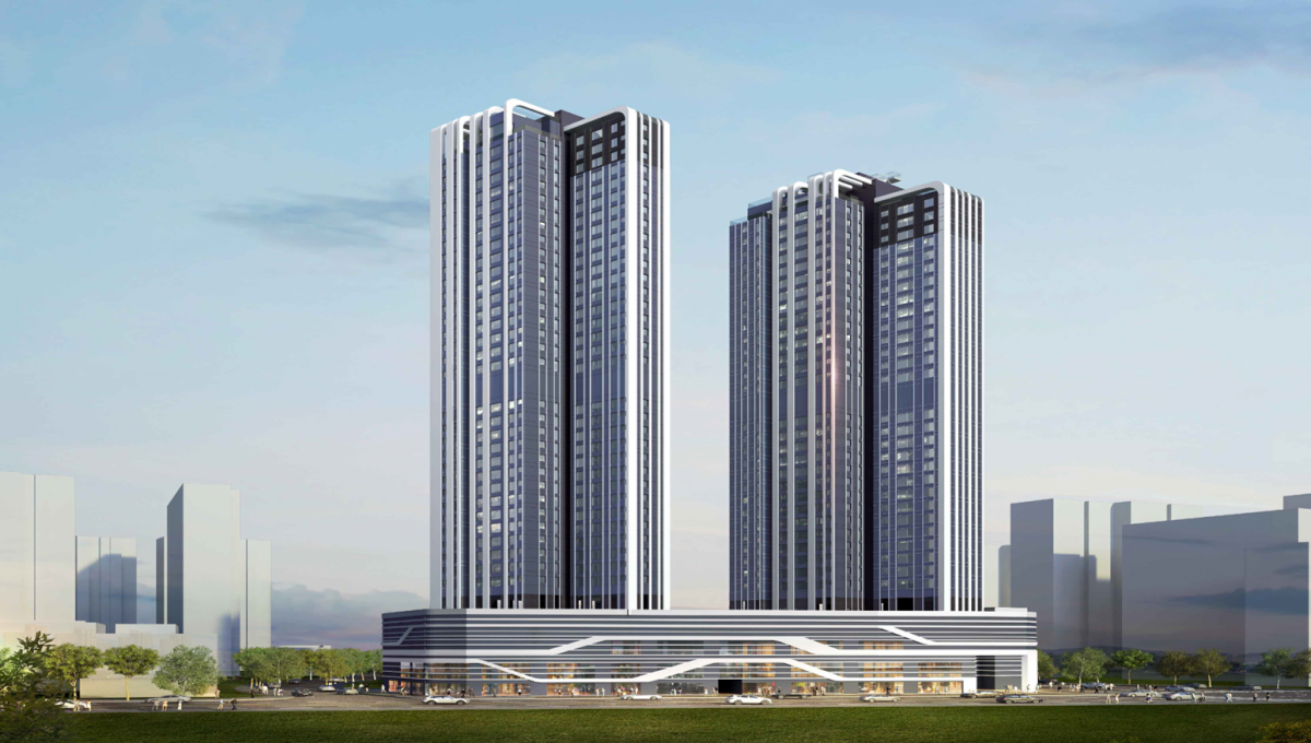 ▲경기도 양주시 회천지구 주상복합 투시도. (사진제공=한국테크놀로지)