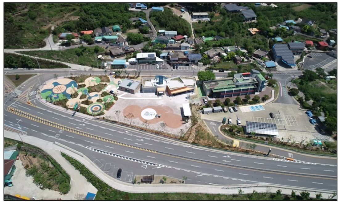 ▲'하동 이화 스마트 복합쉼터' 전경 (자료제공=국토교통부)