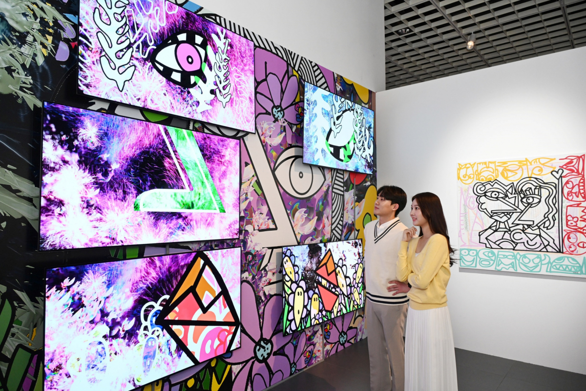 ▲LG전자가 자발광(自發光, Self-Lit) 올레드 TV를 앞세워 내달 8일까지 아이엠그라운드(I AM GROUND) 전시에 참여한다. (사진제공=LG전자)