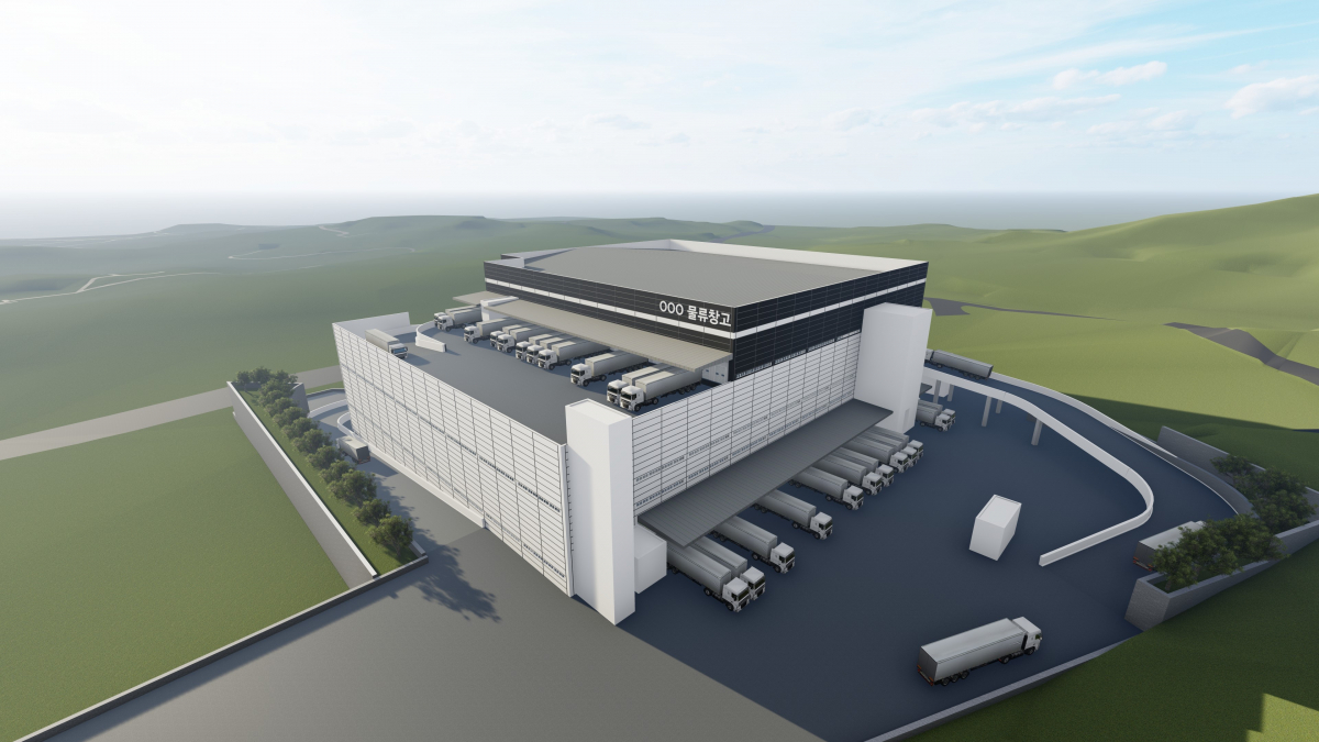 ▲한양이 수주한 물류센터 조감도 (자료제공=한양)