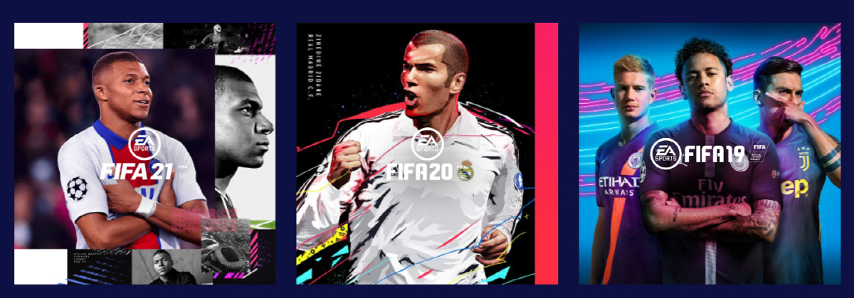 ▲EA스포츠 FIFA 게임 시리즈. 출처 EA스포츠 홈페이지
