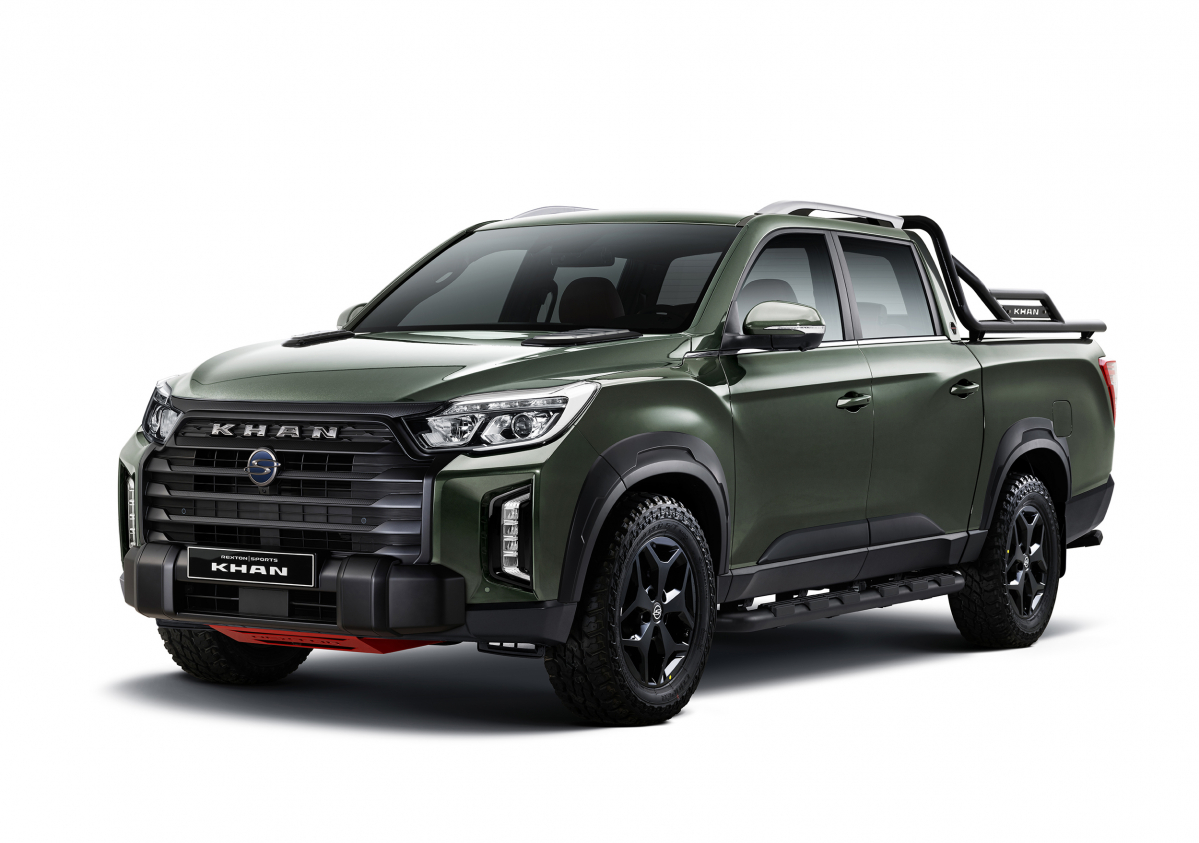 ▲쌍용자동차가 16일 2022년 1분기 매출 7140억 원을 기록했다고 발표했다. 사진은 쌍용자동차 '뉴 렉스턴 스포츠&칸'. (사진제공=쌍용자동차)