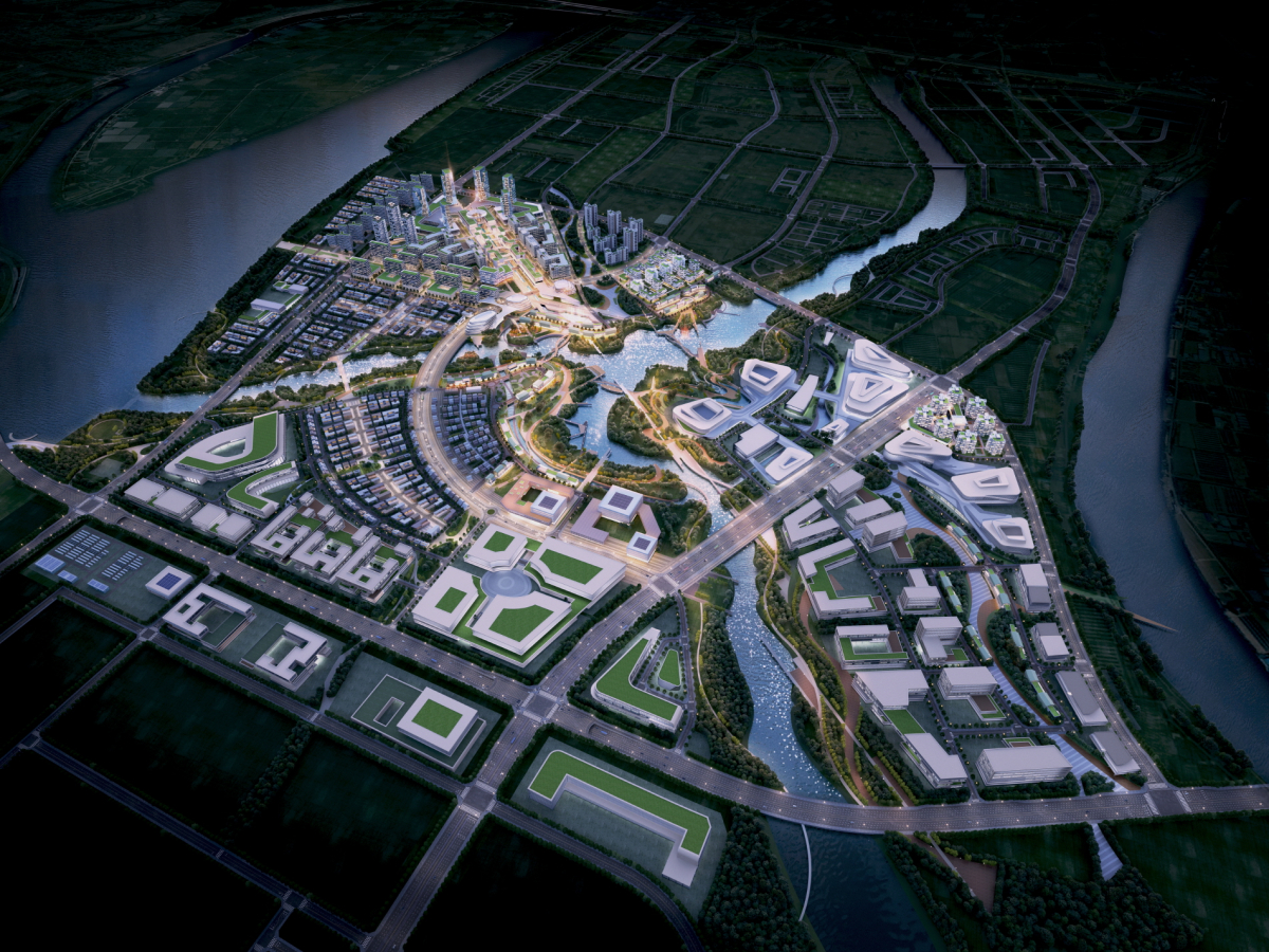 ▲부산 에코델타 스마트시티 조감도 (자료제공=한양)