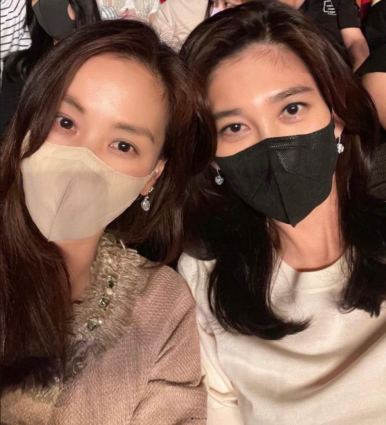 ▲배우 고소영(왼쪽)과 이부진 호텔신라 사장(오른쪽) (출처= 고소영 인스타그램)
