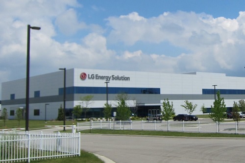 ▲LG에너지솔루션의 미국 미시간주 배터리공장. (사진제공=LG에너지솔루션)