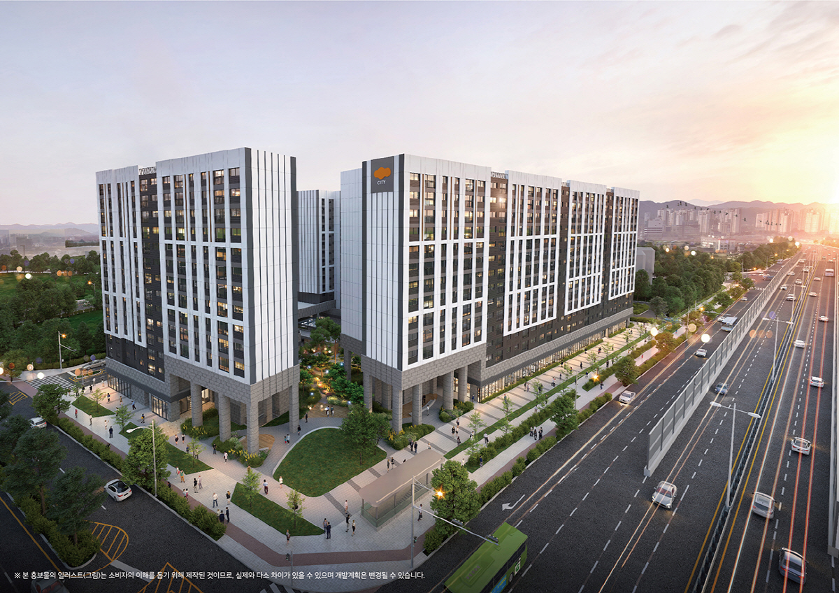 ▲DL이앤씨, e편한세상 시티 고색 조감도.(자료제공=DL이앤씨)
