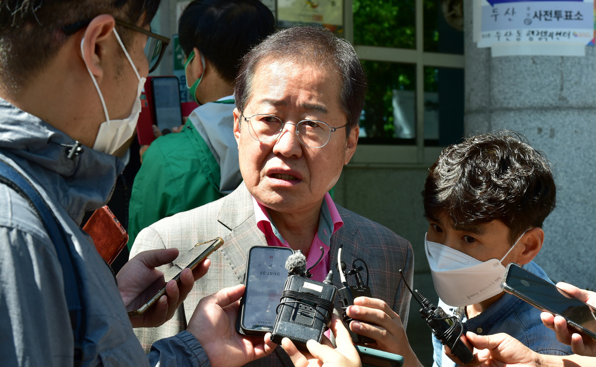 ▲홍준표 국민의힘 대구시장 후보(뉴시스)
