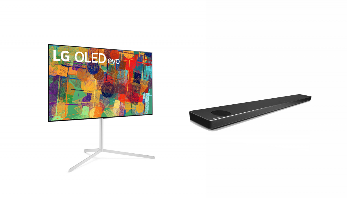 ▲LG 올레드 에보, 사운드바 이미지 (사진제공=LG전자)