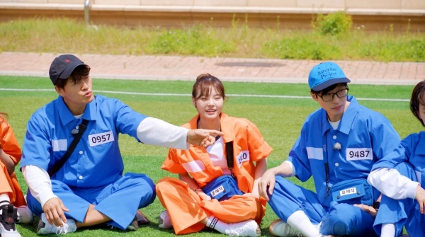 ▲김종국, 홍예지, 유재석(사진제공=SBS)