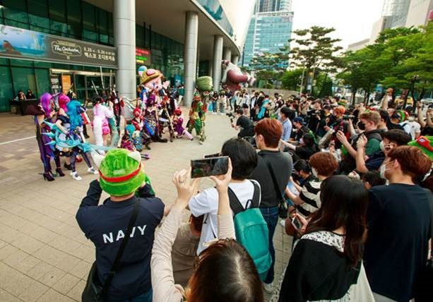 ▲‘리그 오브 레전드: 디 오케스트라 MSI 부산’ 공연 현장. (사진제공=라이엇게임즈)