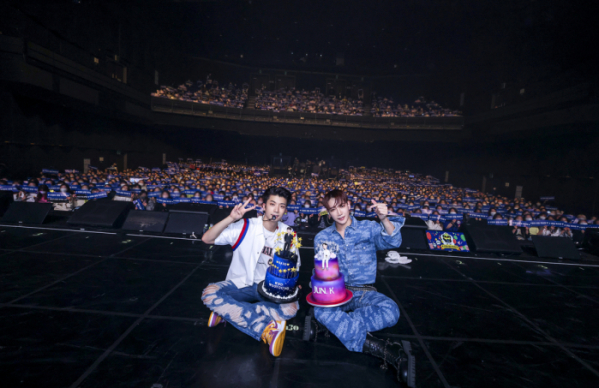 ▲2PM JUN. K & 우영(사진제공=JYP엔터테인먼트)