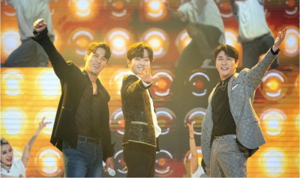 ▲'불후의 명곡' 장민호, 이찬원, 영탁(사진제공=KBS2)