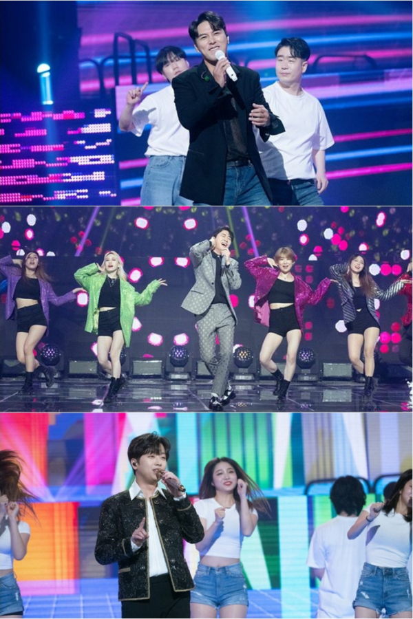 ▲'불후의 명곡' 장민호, 이찬원, 영탁(사진제공=KBS2)