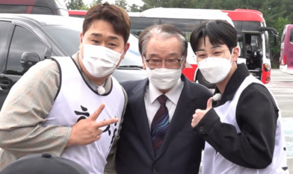 ▲이순재 '1박 2일' 출연(사진제공=KBS)