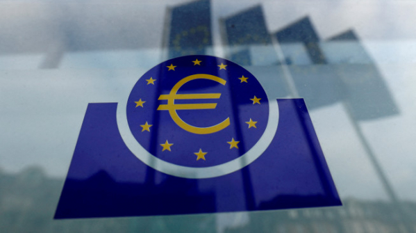 ▲2020년 1월 23일(현지시간) 독일 프랑크프루트에서 유럽중앙은행(ECB) 로고가 보이고 있다. 프랑크프루트/로이터연합뉴스