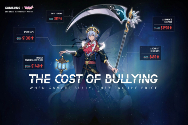 ▲원쇼 2022에서 그랑프리를 수상한 제일기획의 더 코스트 오브 불링(The Cost of Bullying) 캠페인 (사진제공=제일기획)