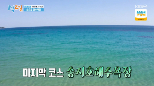 ▲'1박 2일' 송지호 해수욕장(사진=KBS2 '1박 2일 시즌4' 방송화면 캡처)