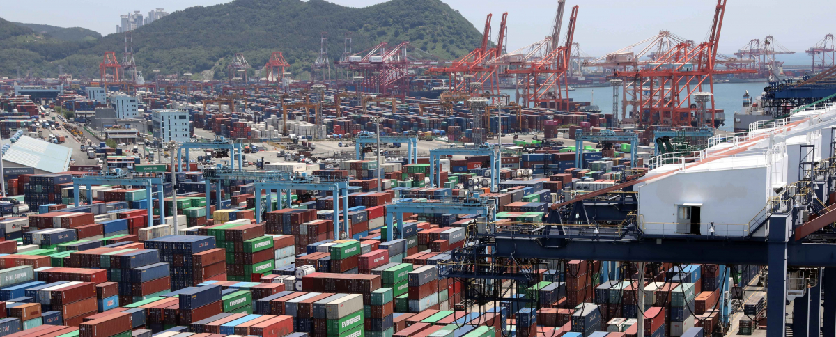 ▲1일 산업통상자원부가 발표한 2022년 5월 수출입동향에 따르면 수출은 역대 2위인 615억 2000만 달러를 기록했다. (뉴시스)