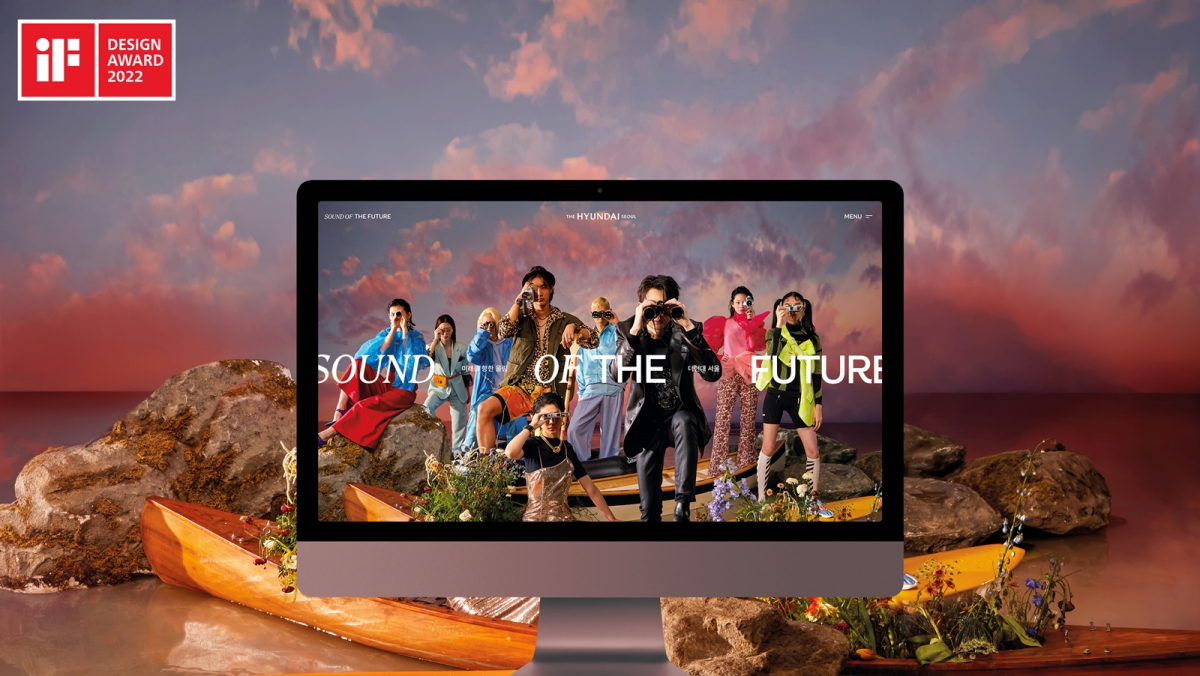 ▲2022 iF 디자인 어워드에서 사용자 인터페이스(UI) 부문 본상을 받은 더현대 서울 홈페이지. (사진제공=현대백화점)