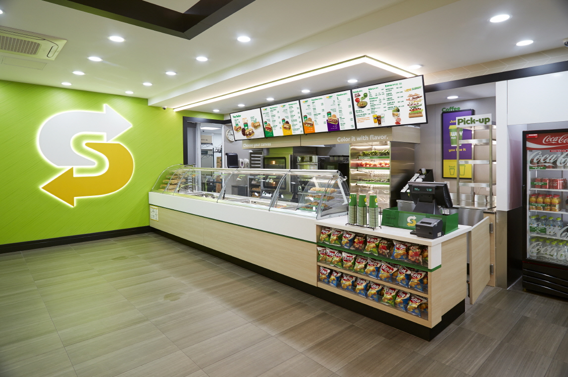 ▲써브웨이 매장.  (사진제공=써브웨이코리아)