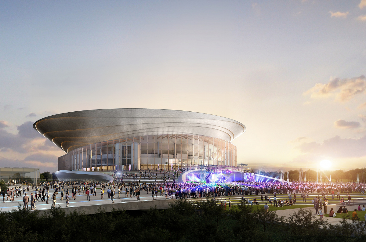 ▲CJ라이브시티 아레나 조감도 (자료제공=한화건설)