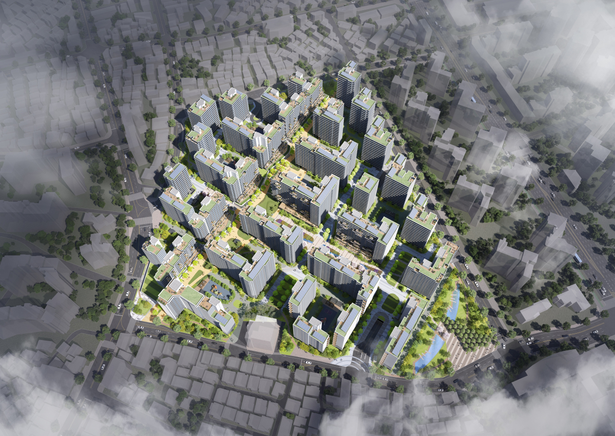 ▲방화5구역 재건축 조감도 (자료출처=서울시 정비사업 정보몽땅)