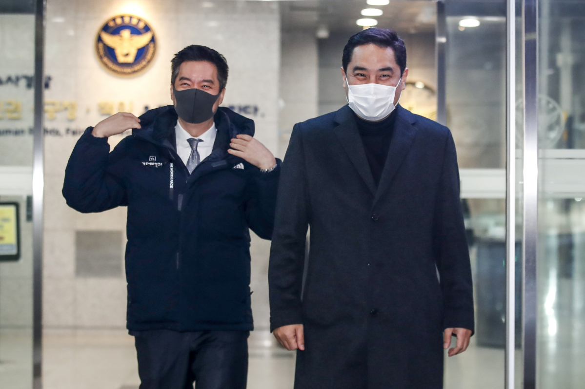 ▲유튜브 채널 가로세로연구소(가세연)의 강용석 변호사와 김세의 전 MBC기자. (뉴시스)